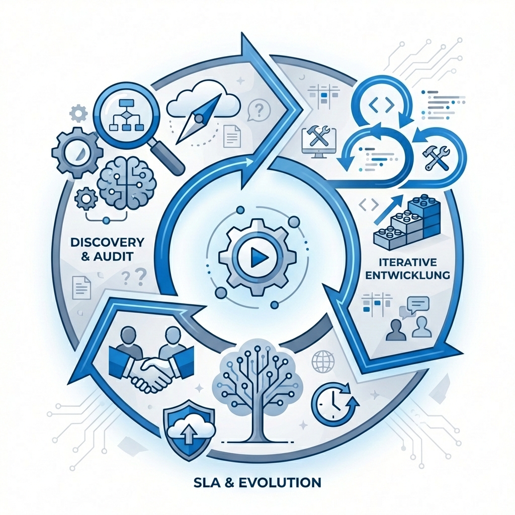 Agile Methodik Diagramm